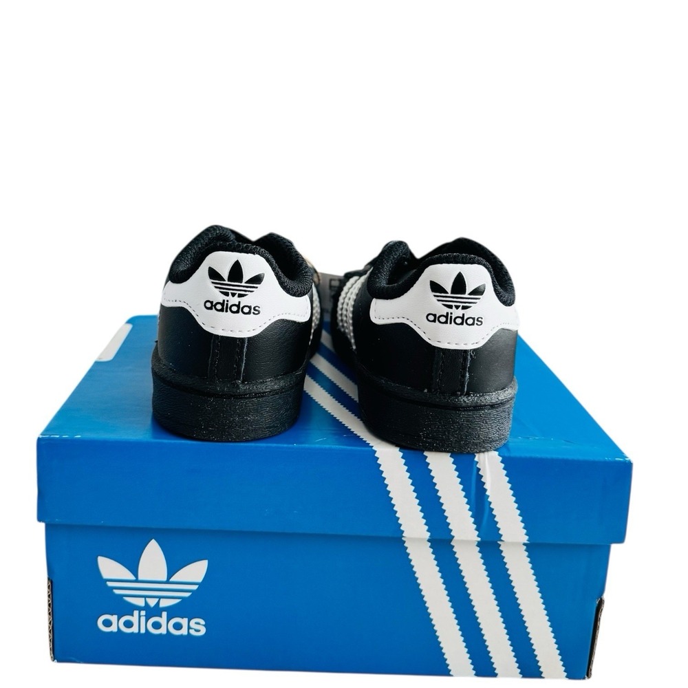 Adidas Originals Superstar Toddler Shoes Cloud White/Core Black-Footwear‎ EF5396 - Picture 4 of 9